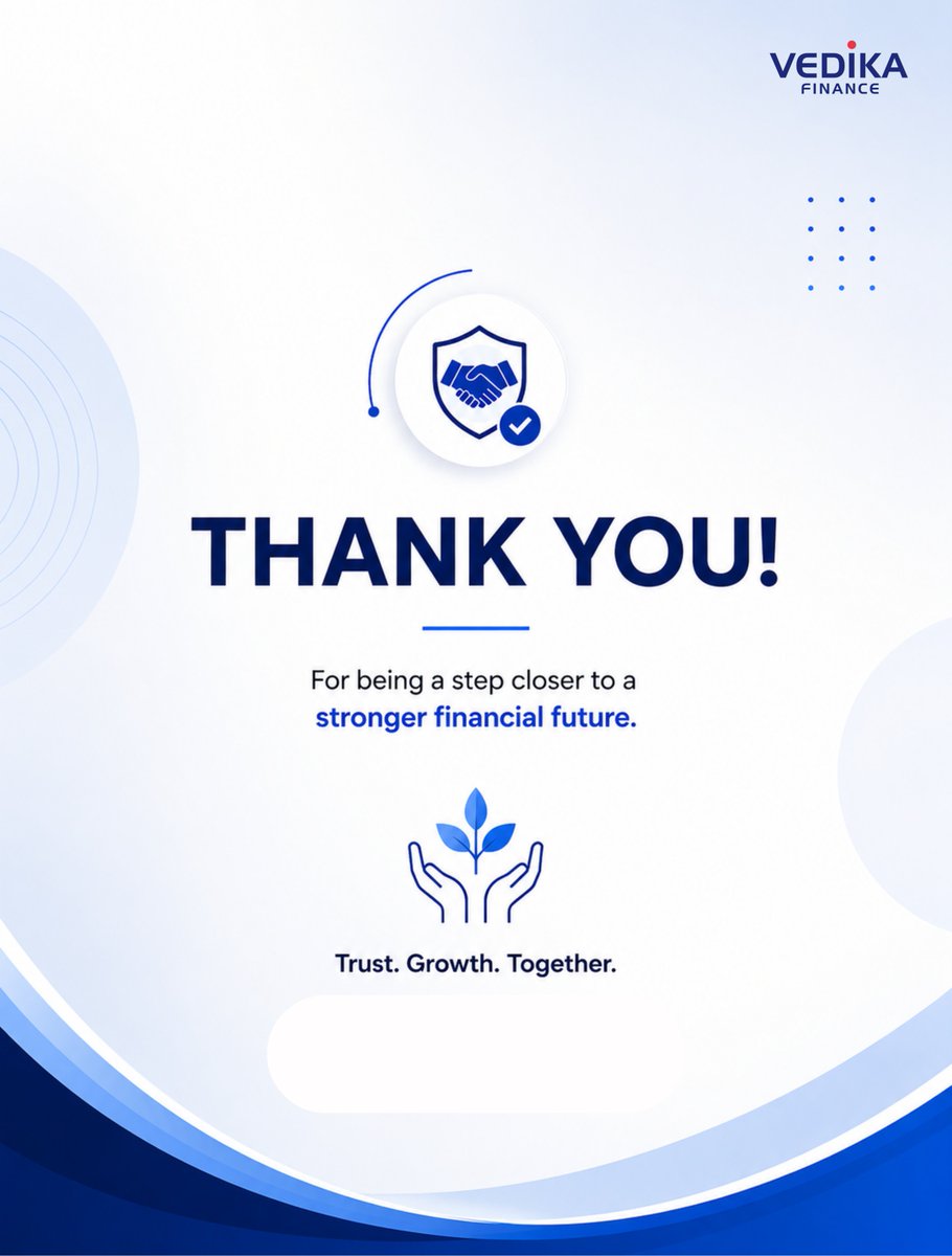 Team_Vedika's tweet photo. 𝐁𝐮𝐢𝐥𝐝 𝐘𝐨𝐮𝐫 𝐂𝐫𝐞𝐝𝐢𝐭. 𝐁𝐮𝐢𝐥𝐝 𝐘𝐨𝐮𝐫 𝐅𝐮𝐭𝐮𝐫𝐞.
Good credit today can open doors tomorrow.
𝐕𝐞𝐝𝐢𝐤𝐚 𝐅𝐢𝐧𝐚𝐧𝐜𝐞 — Supporting your financial journey.

#vedikafinance https://t.co/aQKMgLUOuU
