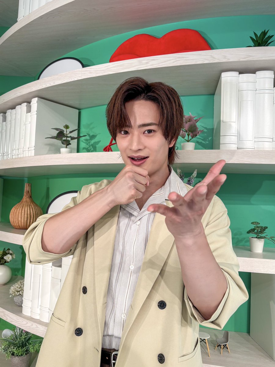 jr_official_X's tweet photo. 今日の『 #DayDay. 』に #ACEes より
#浮所飛貴 が生出演いたしました👀🧡

ご覧いただいた皆さま、ありがとうございました🎤🍀 https://t.co/8jQJGZd5gE