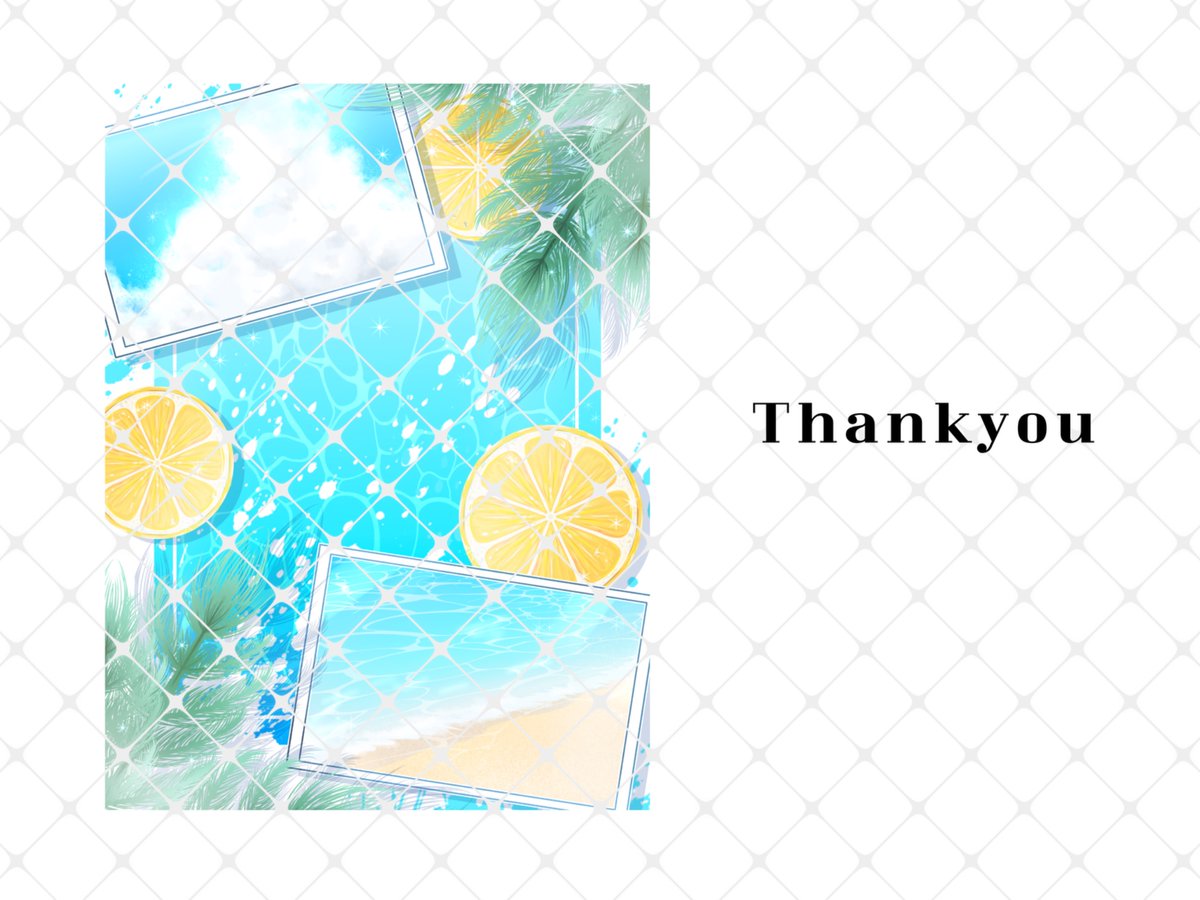 Ragara_illust's tweet photo. 【お仕事】

飛鳥馬ロウ様の立ち絵公開用画像作成しました。

夏らしい爽やかなイメージを詰め込みました🌴✨
ありがとうございました🍋 https://t.co/fyKqtM5SCw