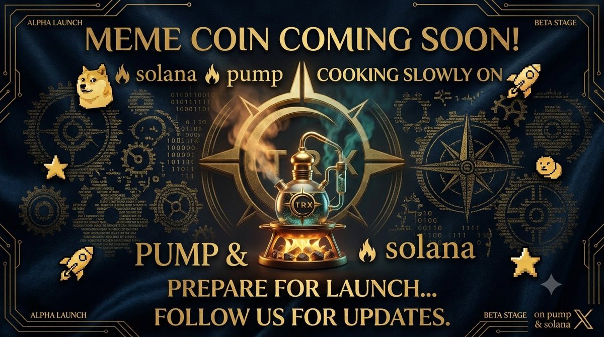 TRXajts's tweet photo. 🔥 COOKING IN SILENCE... 🍳
​TRX Meme Coin is getting ready on Solana via https://t.co/qPPuhnTv8e! 🚀
Stay tuned for the Airdrop details and official launch.
​Follow us for updates! 🔔👀
​#SolanaGems #MemeCoin #CryptoAirdrop #PumpFun #TRX https://t.co/AwaJPwiZxj