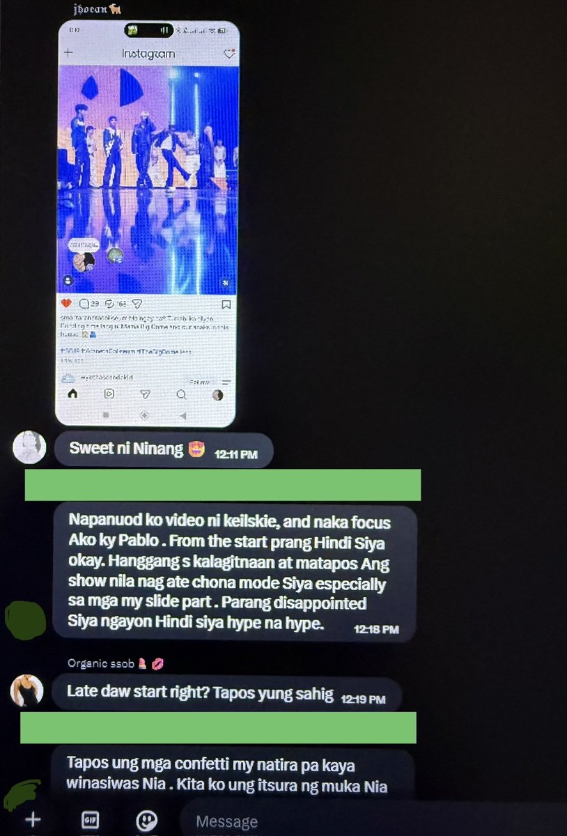 Bini_saya's tweet photo. Anong kapekpekan to @SamSam62017 Ano to gumawa ka pa ng acc para gumawa ng fake gc at kunwari ibang tao ang nag send ng screenshot mo? HAHAHAHAHA https://t.co/YbJdzDo2Mo