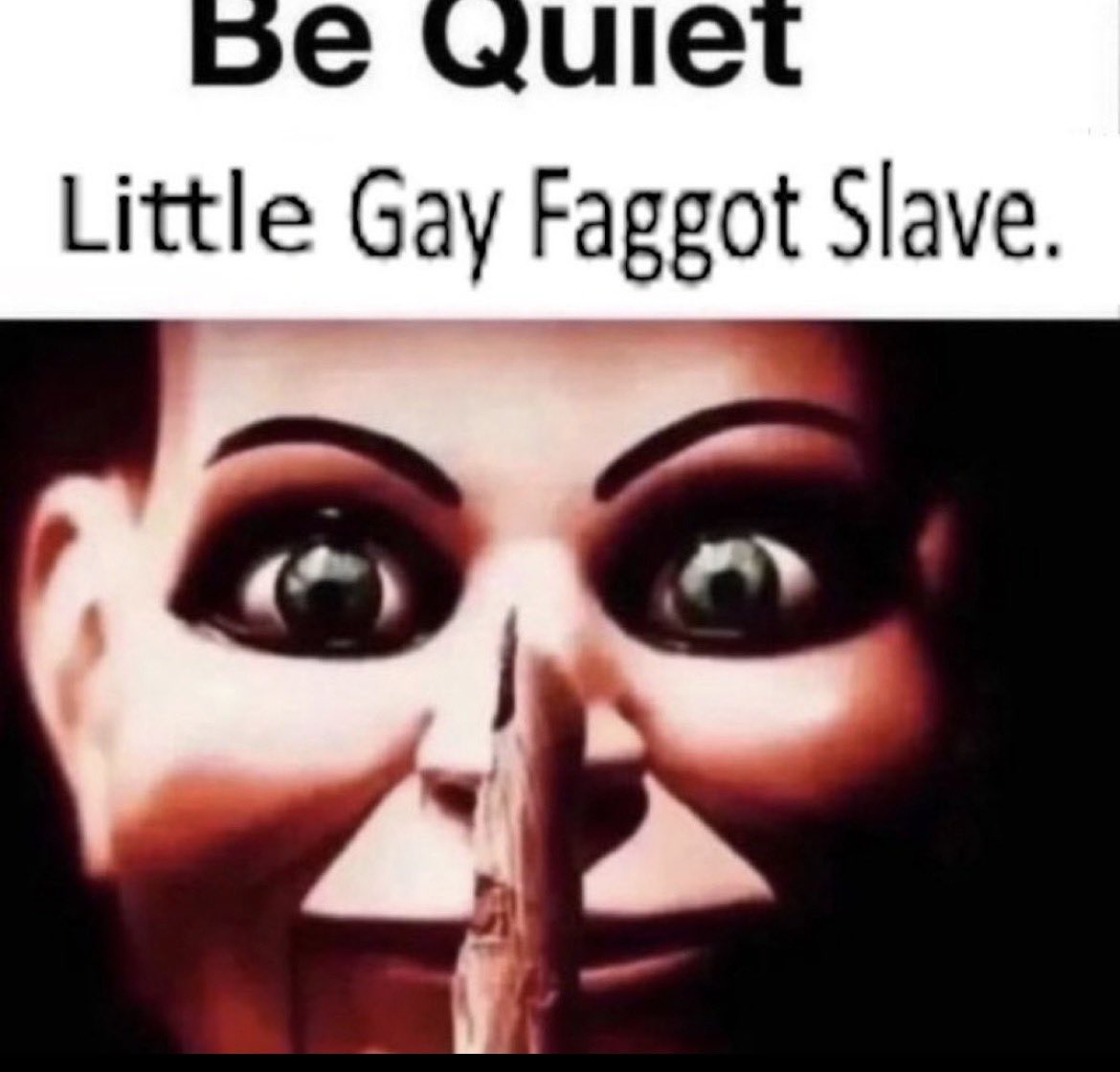 idub_4's tweet photo. @FreyaLee5806 Be quiet nigger https://t.co/aVfwuvEjQv