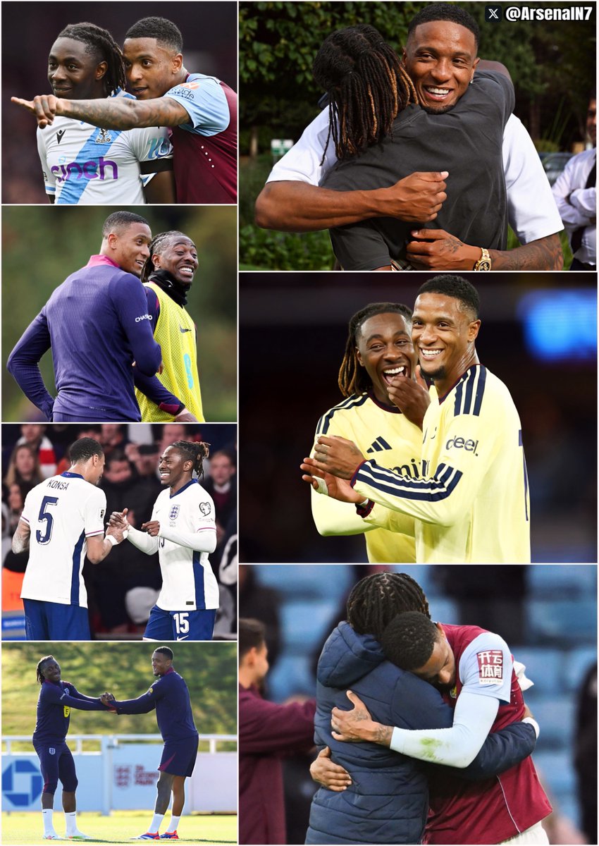 ArsenalN7's tweet photo. The purest bromance you’ll ever see in football https://t.co/bSCb2CY1Va