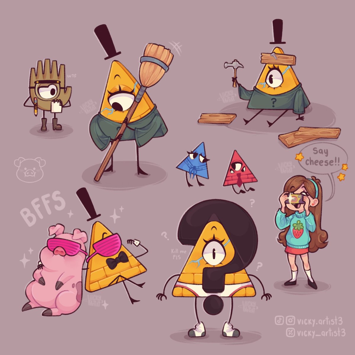 vicky_artist3's tweet photo. @laineyyyarts Hi! Thank you so much for the opportunity! Here are my little drawings ✨ https://t.co/GIiULNMjH2