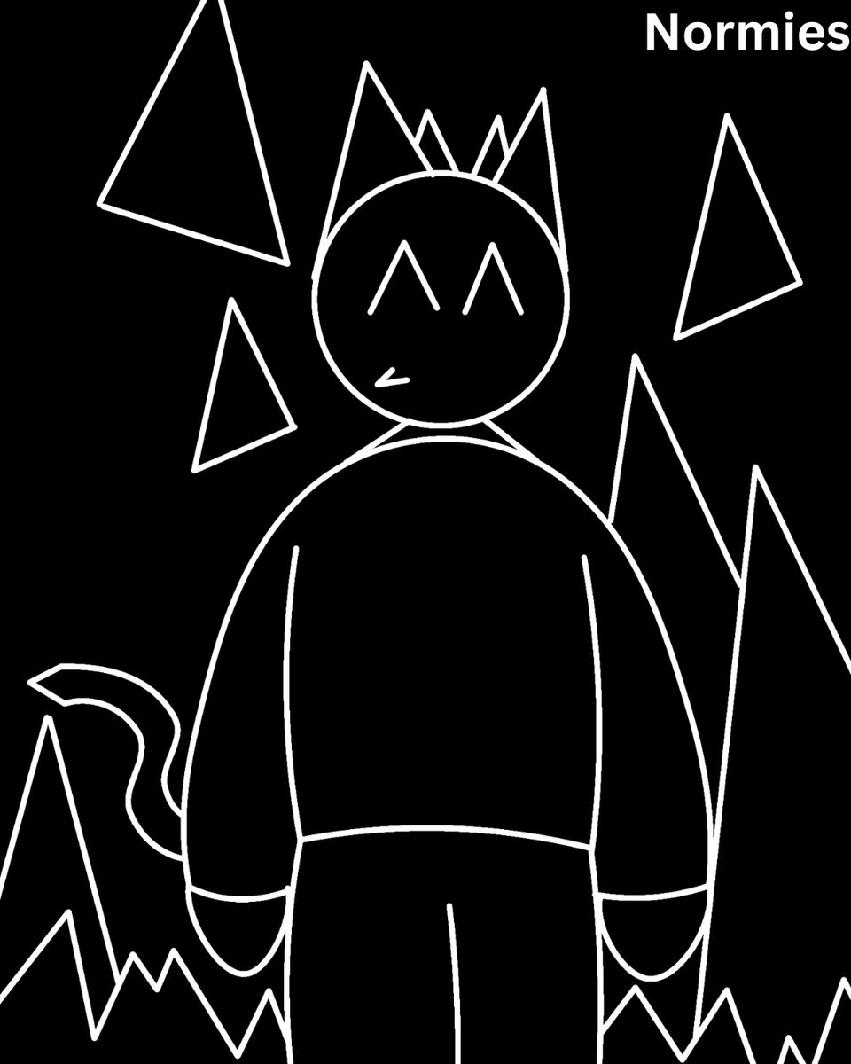 Normalalities's tweet photo. Day 61 - Triangle Void https://t.co/O87pgCqowK