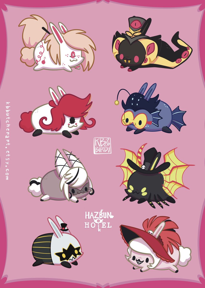Rivet_theProto's tweet photo. Hazbunnies stickers up on Etsy now ;) with bonus vax available https://t.co/XDel7A5W3a