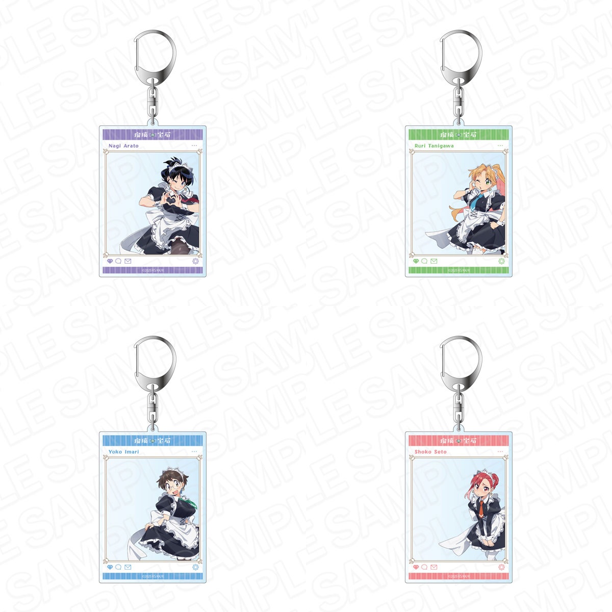 AmiAmi_English's tweet photo. 💎Pre-orders open!💎
TV Anime "Ruri no Houseki" Maid Outfit ver. Items (Contents Seed)
💫Deka Acrylic Stands
💫SNS Style Acrylic Keychains
💫Mini Acrylic Art
...and more!
Order from👉https://t.co/3IFrOeMeIA
#RurinoHouseki #NagiArato #RuriTanigawa #YokoImari #ShokoSeto https://t.co/FHasQtKLoq