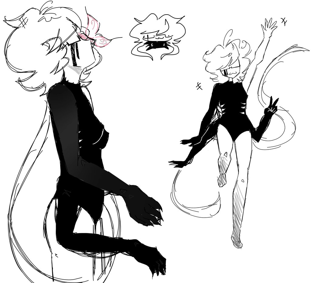 SyrupArtza's tweet photo. Oc fact: Syrup as 4 arm, no private parts, and uses asexual reproduction. The black parts of her body are extremely sticky like Syrup https://t.co/FKXwrSEaoW