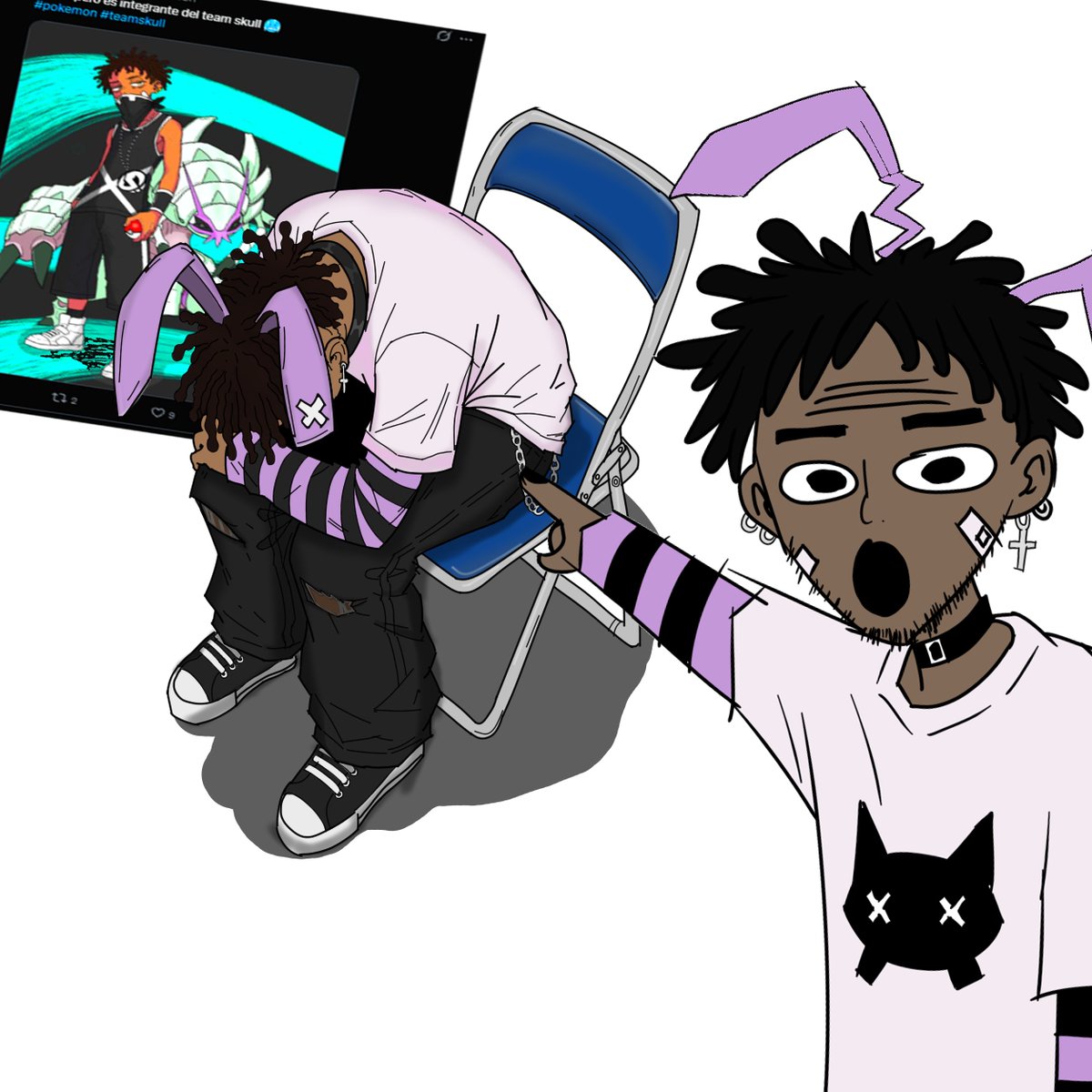 Nekronzb's tweet photo. Look, that guy didn't even make furry art, and then he gets disappointed when he's completely ignored—poor wretch. Honestly, he should just stick to drawing thicc furries.
#oc #art #artmootsㅤ https://t.co/H35dMDAxdK