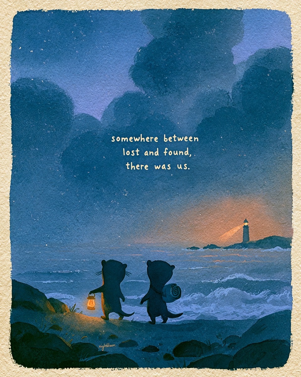 Nightbloomc's tweet photo. somewhere between lost and found, there was us. https://t.co/6OnhD9y5zp