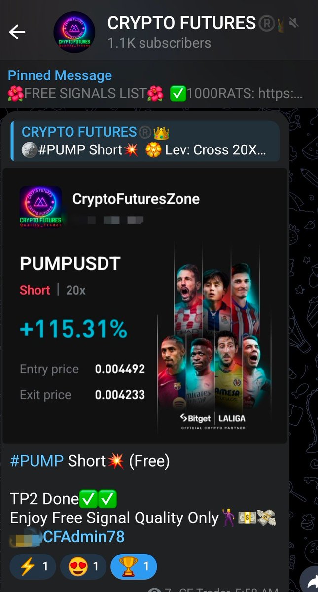 CryptoFutures78's tweet photo. Join TG:👉👉 https://t.co/nG6n1IRoTR

#PUMP Short💥 (Free)

TP2 Done✅✅
Enjoy Free Signal Quality Only🕺💵💸

bitcoin:native binancecoin:native $ETH #US https://t.co/6DqsAM19ik