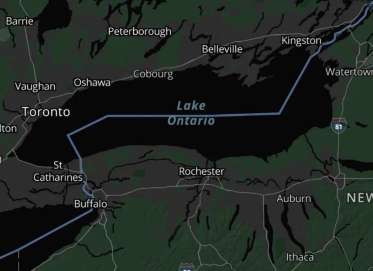 harryjsisson's tweet photo. LOL: MapQuest is now No. 1 on the App Store after REFUSING to change Lake Ontario to Lake America. This is what happens when you stand up to Trump! https://t.co/cX65LYDfqN