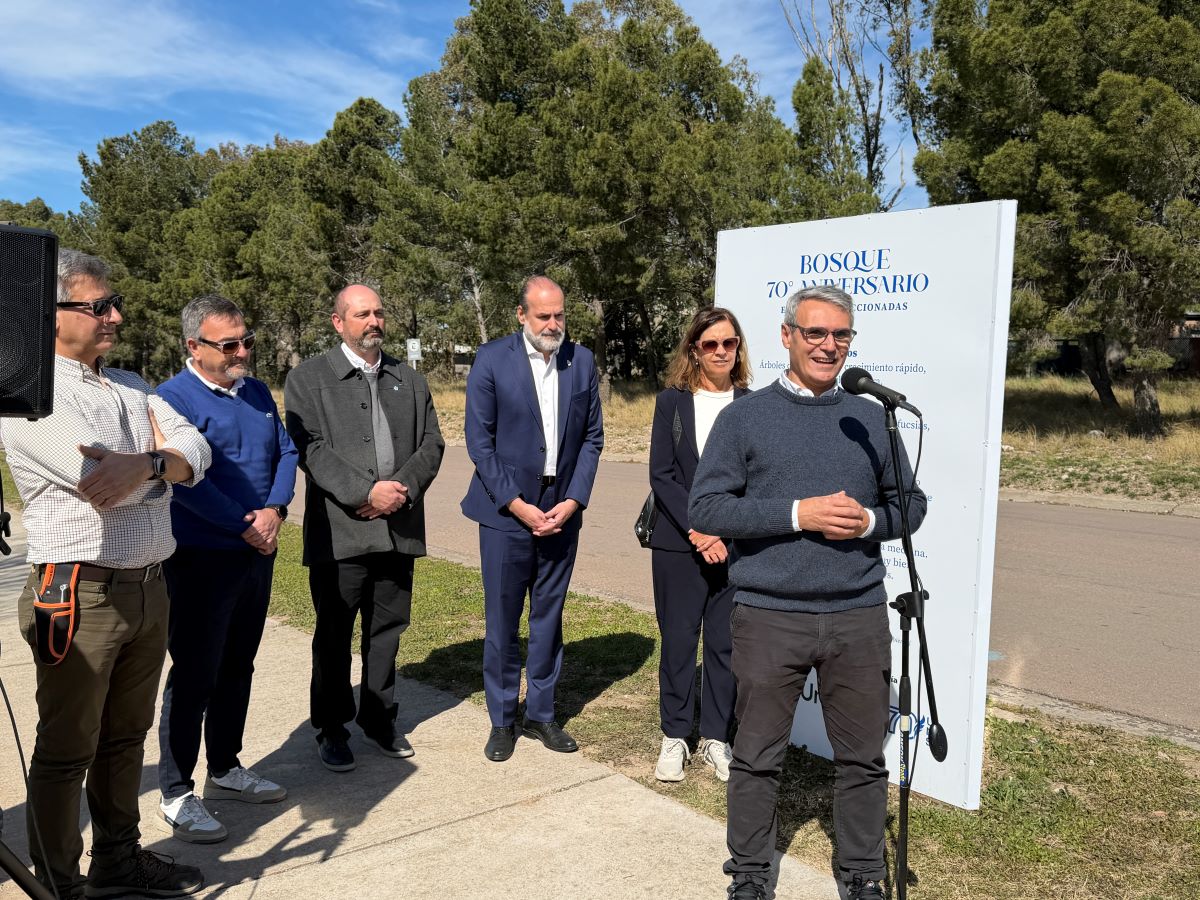 UNS_oficial's tweet photo. “70 años, 70 árboles”: una celebración pensando en el futuro! 🌳

Gracias a Unipar y a Compañía Mega se creó el Bosque del Aniversario en el Campus de Palihue 💚
👉https://t.co/TWw4JbrmAE https://t.co/gxxQZoAgtn