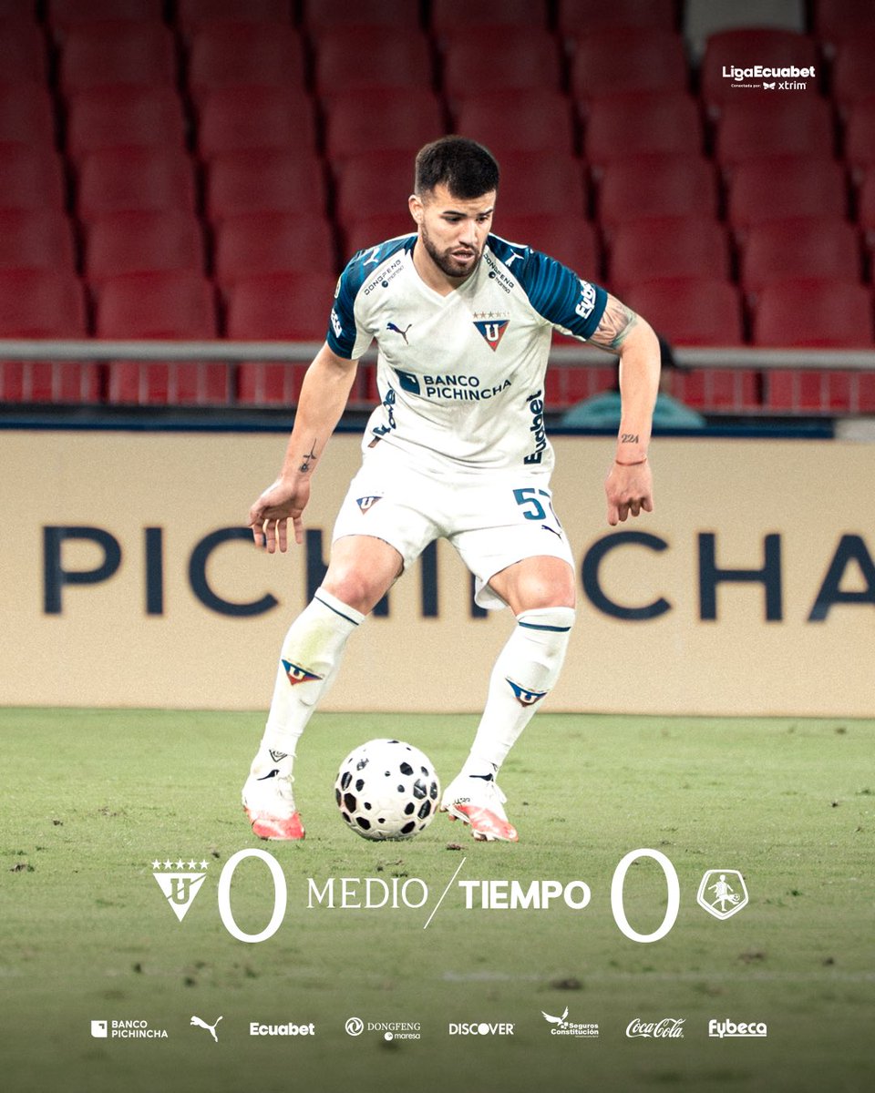 LDU_Oficial's tweet photo. Termina el primer tiempo ⚽️

Vamos LIGA💪

🆚 LIGAMushucRuna 0x0
🏆 LigaEcuabet

#GuerrerosAlbos #VamosLIGA https://t.co/57zftlMCnT