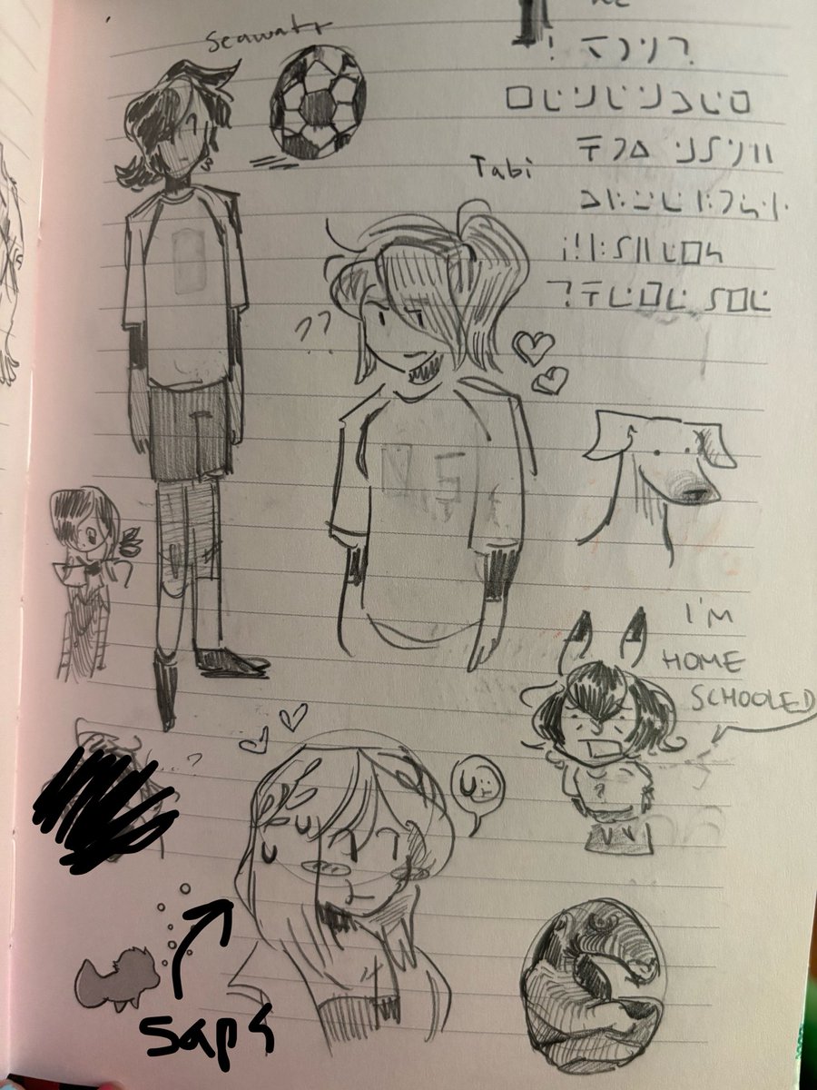 ZillyZoose's tweet photo. mcsr sketchbook doodles (and fem thomflux) https://t.co/HArbVePVGi
