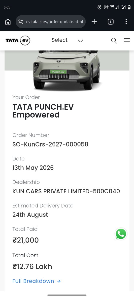 drVignesh27's tweet photo. @Tataev @TataPower #KUN_TATA @Tataev @tata_cars @tatapower https://t.co/N1vdsnGddp