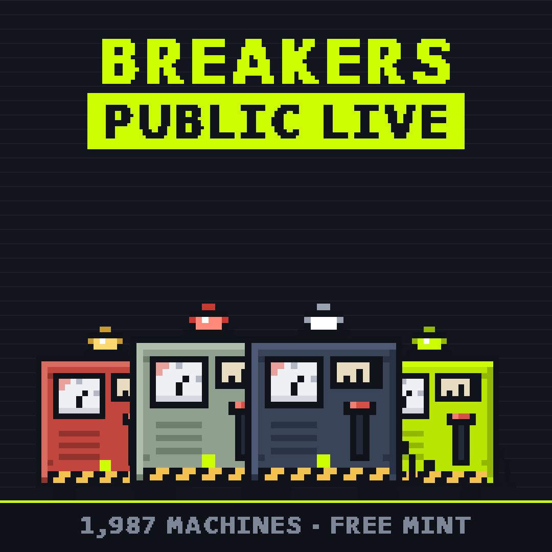 breakersonrh's tweet photo. public phase live
https://t.co/mXZIvzbHyD

1,987 free machines https://t.co/YQ2da1eiy6