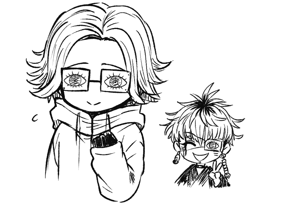 gomasiwosan's tweet photo. 落書き https://t.co/detFM29Cae