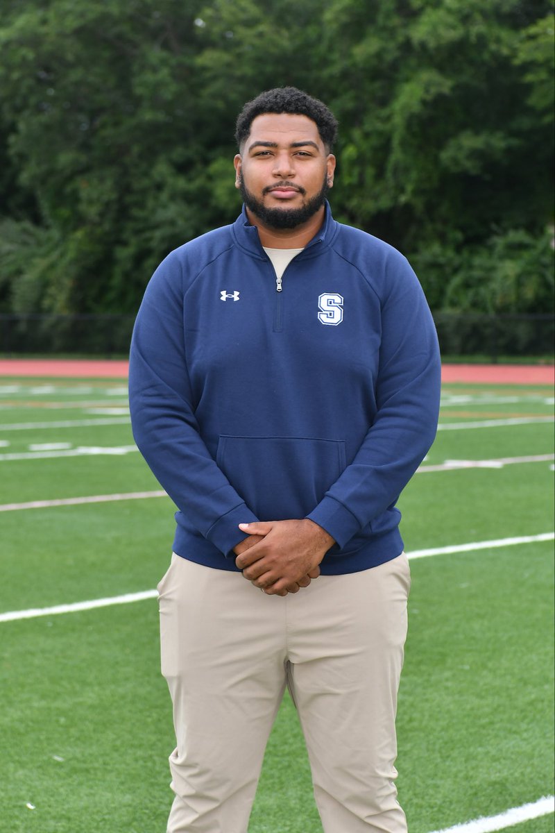 StaplesFootbal1's tweet photo. Staples Football would like to welcome Coach Isaiah DeLoatch to the Coaching Staff as the OL Coach. 

Coach DeLoatch was a standout Offensive Lineman at Central Connecticut. During his career at CCSU, DeLoatch served as a Team Captain and earned numerous accolades, including two-time 1st All-NEC honors, All-New England recognition, and All-American Honorable Mention honors. Known for his toughness, consistency, and leadership, he helped anchor the Blue Devils’ offensive line throughout his collegiate career.

In his first season on the Staples coaching staff, DeLoatch is excited to work with the offensive line and help players continue to develop both on and off the field. After recently finishing his collegiate career, he brings current playing experience and a firsthand understanding of what it takes to compete at a high level.

GO WRECKERS!! #cthsfb