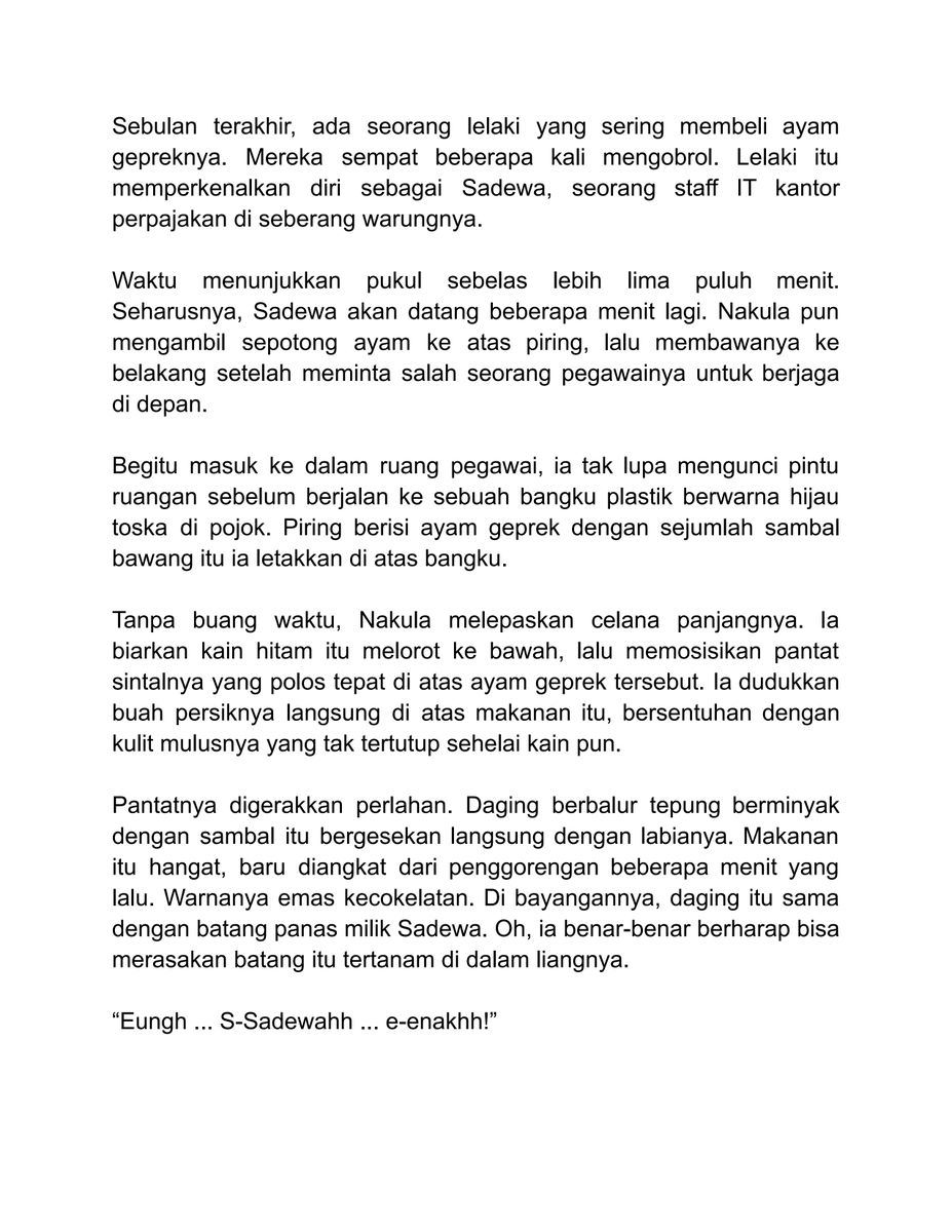 nalendrolic's tweet photo. #beerlens #nalewdra 🔞
cw // boypussy!lens ; food play ; masturbation

si cantik penjual ayam geprek. https://t.co/CYzSLLltH1
