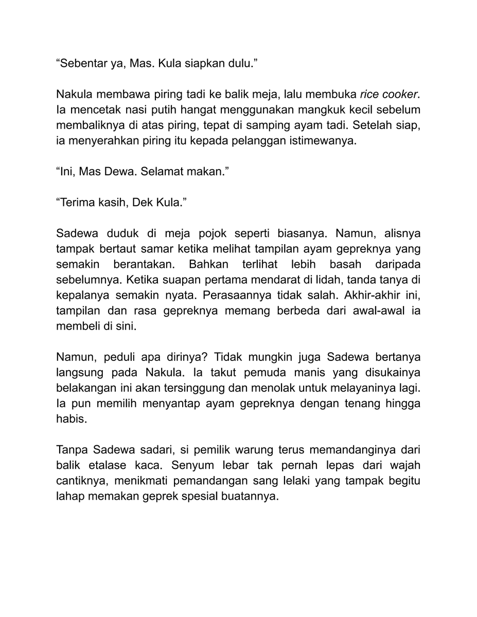 nalendrolic's tweet photo. #beerlens #nalewdra 🔞
cw // boypussy!lens ; food play ; masturbation

si cantik penjual ayam geprek. https://t.co/CYzSLLltH1