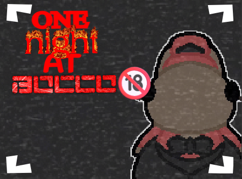 cakeXwhat's tweet photo. i am making a fangame of @BassyBocco (fun fact the game have 14 CHARACTER yep this game gonna be hard)  and i make only the menu of the game so here go https://t.co/xMrvSFxODF