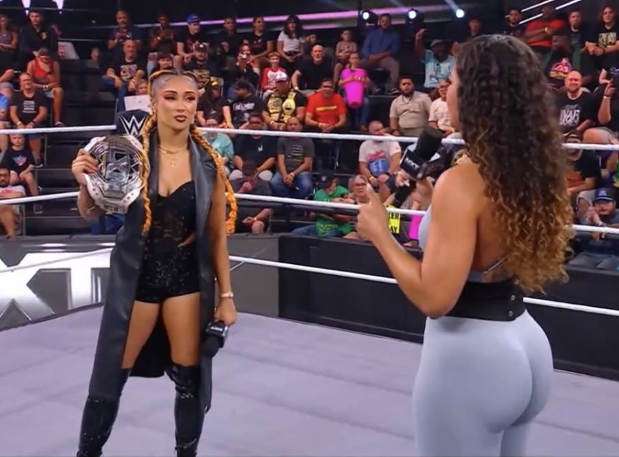 FadeAwayMedia's tweet photo. “I ALREADY BEAT YOU” 

JAIDA PARKER WANTS A CHAMPIONSHIP MATCH RIGHT NOW 

#WWENXT https://t.co/RnXE5Gut35