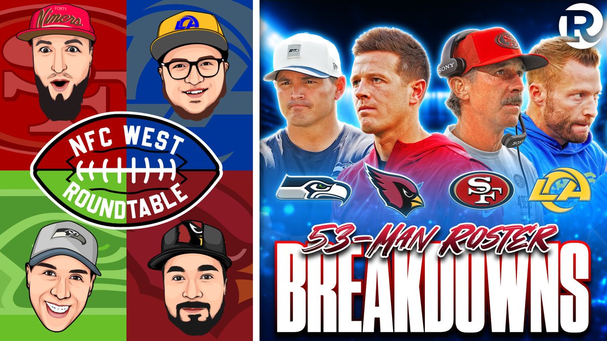 NFCW_Roundtable's tweet photo. 🚨The NFC West Roundtable is LIVE NOW!!🚨

🎤Hosts:
@SeahawksNester #Seahawks  
@JKBOGEN #RamsHouse  
@TheAZsportsfan1 #BirdGang
@JNay_LSS #FTTB  

Link below⬇️
https://t.co/UUfjeGLc55 https://t.co/ggJwgCKbVw