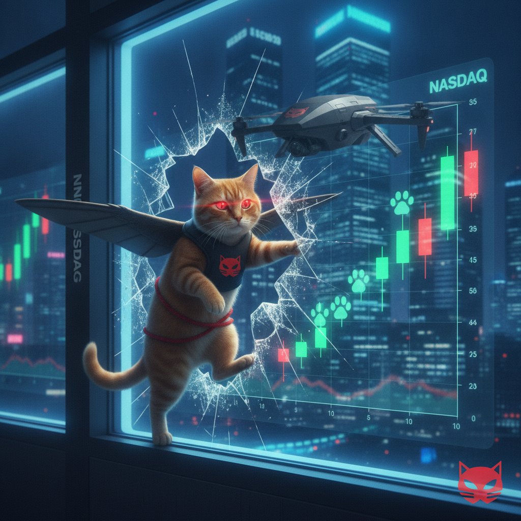 DRONE_RH's tweet photo. $DRONE is not “we drew a cat on a quad.”

The company already did that. Officially. On the fuselage. Then they got the Army, the Air Force, Japan, Australia, and a Palantir plugin.

The token is just the stray that moved in when the stock left a window open. https://t.co/52SpmRcFRh
