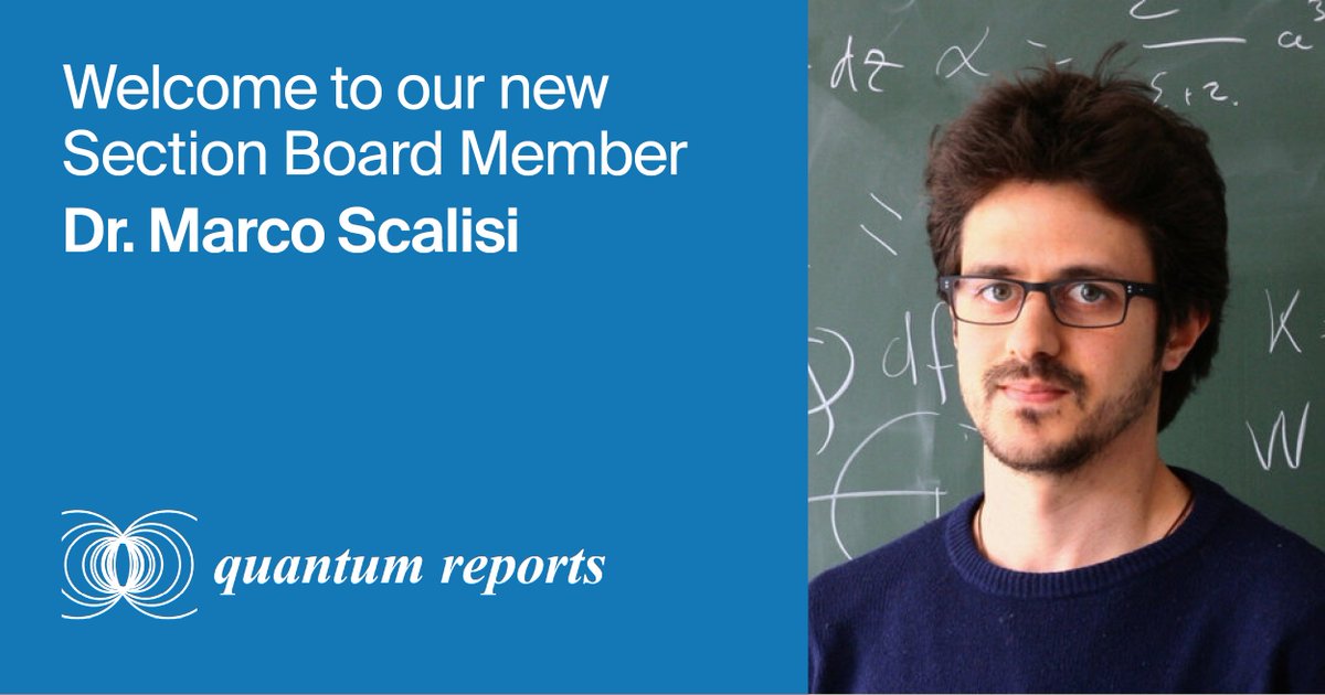 QMdpi's tweet photo. π£#Announcement
We are pleased to announce the new Section Board Member: Dr. Marco Scalisi, in Section #Quantum_Gravity and #Field_Theory in @QMdpi π
Dr. Scalisi, affiliated with the University of Catania, Italy. Please join us in welcoming him to this new role! π https://t.co/Br5tIdqxYR