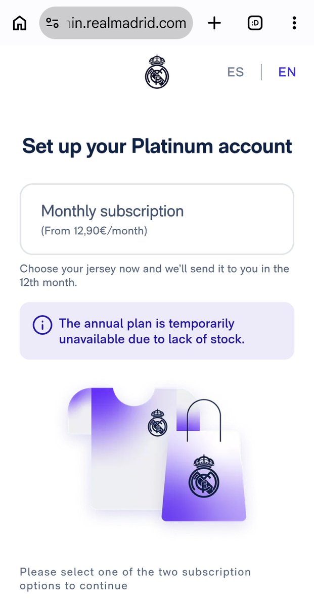 ilimsson's tweet photo. When will it be possible to subscribe to the Platinum annual plan , I need my customized jersey right now, not in 12 months. Most importantly, when will the XL Mens Away Authentic Jersey Long Sleeve Green 26/27 be available?
@realmadrid https://t.co/rUVIQ2D1wI