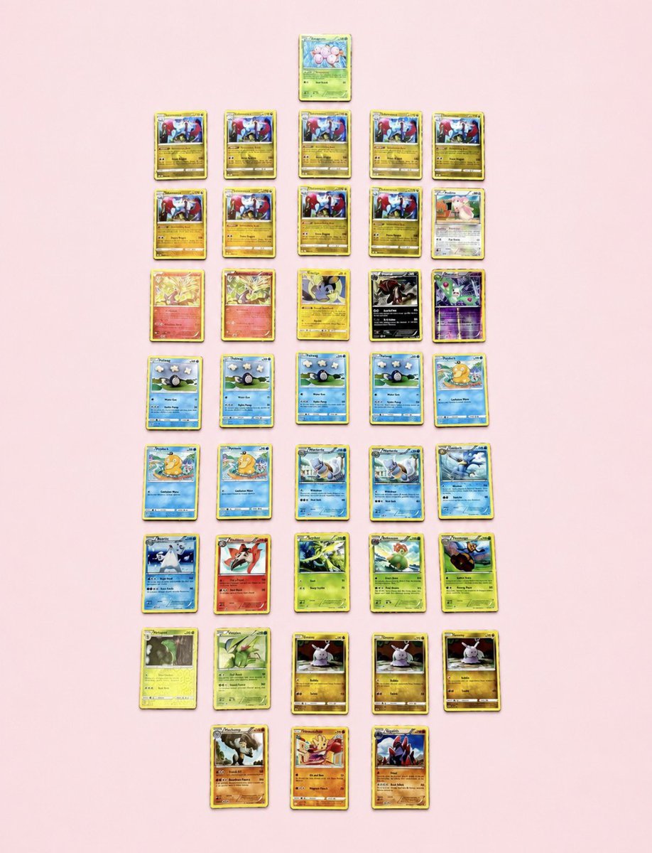 MoomooMarketTCG's tweet photo. We went back to The PokeShop in Wauwatosa, WI.

After a $5 reward discount, we spent $32.30 on 71 cards. 39 of the cards (pictured) were added to our #10000cards collection. 1 was protected in @goat_armor. All were logged on @RareCandy for a value of $47.07.

Again, the bulk is $.50/card, which is a bit high. I overpaid for 32 cards. I did this knowingly, because I wanted the cards for a different project, but if I was disciplined I could improve on my collecting margin here. I love this place because the selection is so great, but unless you’re experienced and know what you’re looking at you can find a majority of this bulk cheaper at other stores.

Still, the overall product selection makes this store a must visit. The owners and employees couldn’t be nicer. It always feels very welcoming.

🔴🔴🔴🔴🔴⚫️
We rate our experience 5/6 Poké Balls.
#pokemon #pokemontcg