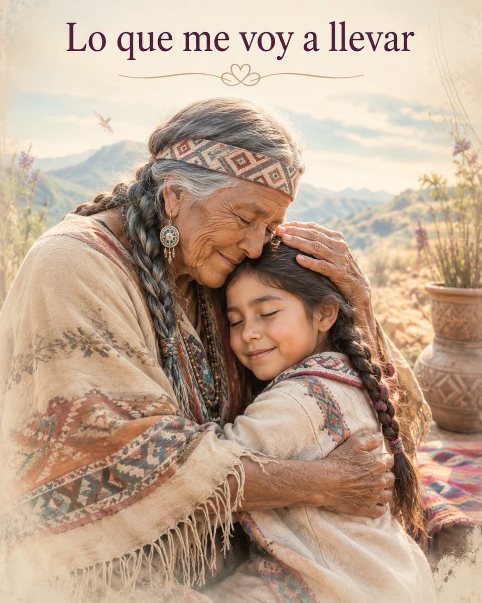 suaVe_teRNuRa's tweet photo. "VIVIR LO QUE ME QUIERO LLEVAR 

" Mi abuela me decía:

En la vida ni se gana ni se pierde,
ni se fracasa
ni se triunfa.

En la vida se aprende,
se crece,
se descubre,
se escribe,
se borra.

Y se reescribe otra vez,
se hila,
se deshila y
se vuelve a hilar.

El día que comprendí
que lo único que me voy a llevar es lo que vivo,
empecé a vivir lo que me quiero llevar."

Poesía Purépecha “Mexica Teahui”
Se desconoce su autoría
Las Tejedoras de Vida
