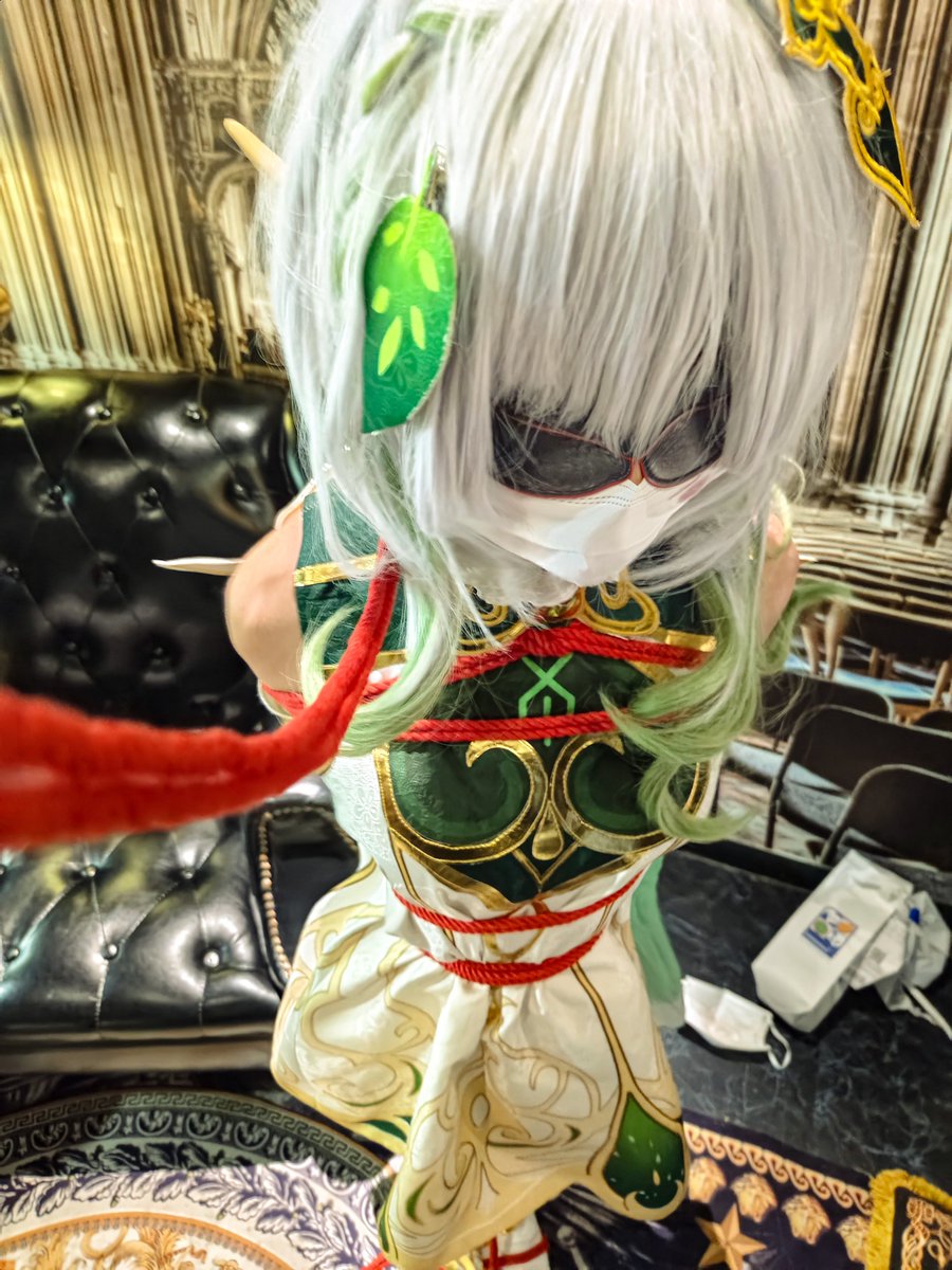 skamito44's tweet photo. 约绳日记 二 （part 2）
主教你终究还是反了嘛！被囚禁的小草神！ https://t.co/pDAXPHtrqc