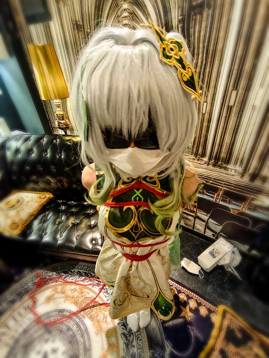 skamito44's tweet photo. 约绳日记 二 （part 2）
主教你终究还是反了嘛！被囚禁的小草神！ https://t.co/pDAXPHtrqc
