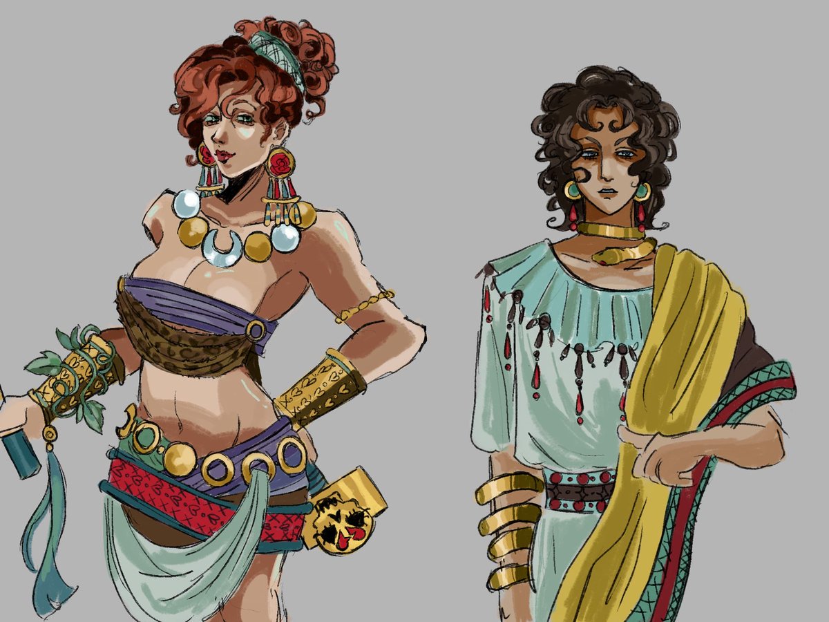 yukid0ki's tweet photo. melina and hermia ❣️ #hades #oc ❣️ https://t.co/tAml0Ywyy1