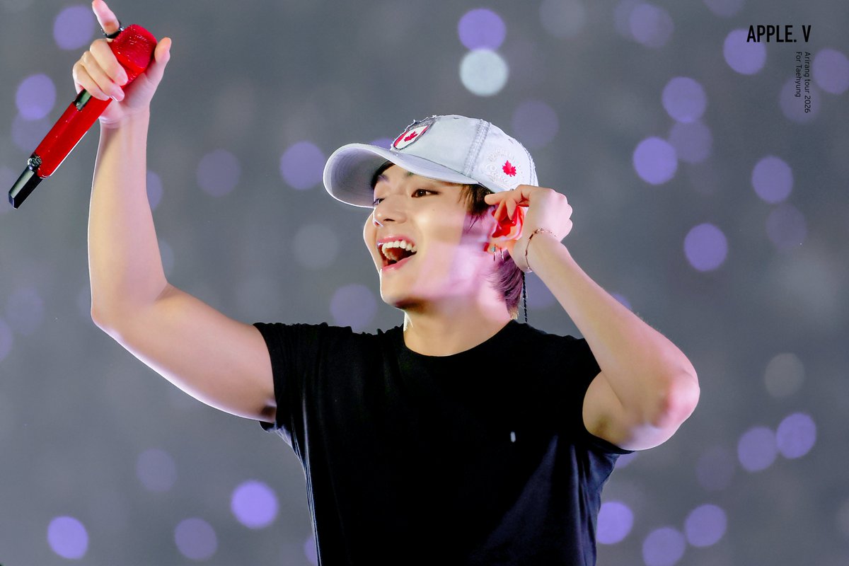 APPLE_V_KR's tweet photo. 260822 TORONTO D1
태형이!!🩵🐯
#TAEHYUNG #BTSV #BTS_WORLDTOUR_ARİRANG_TORONTO https://t.co/tILPK3ORYQ