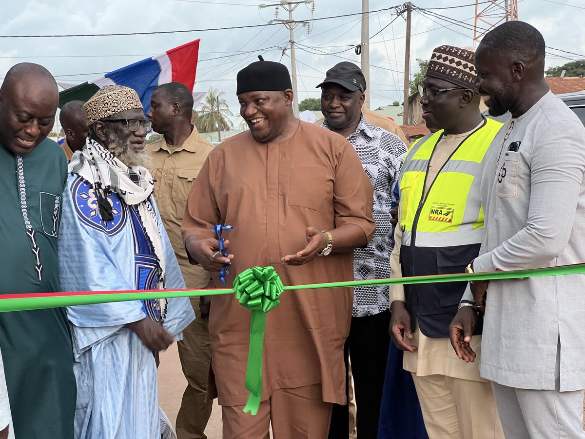 GamMoTWI's tweet photo. SANYANG BEACH SIDE ROAD INAUGURATED

President Adama Barrow on Tuesday 1st September officially inaugurated the 4.5km EPC Lot 9 Sanyang Beach Side Road, strengthening access to Sanyang’s coastal area and opening new opportunities for tourism, trade and investment.
#MoTWI https://t.co/xKdf9RSgh9