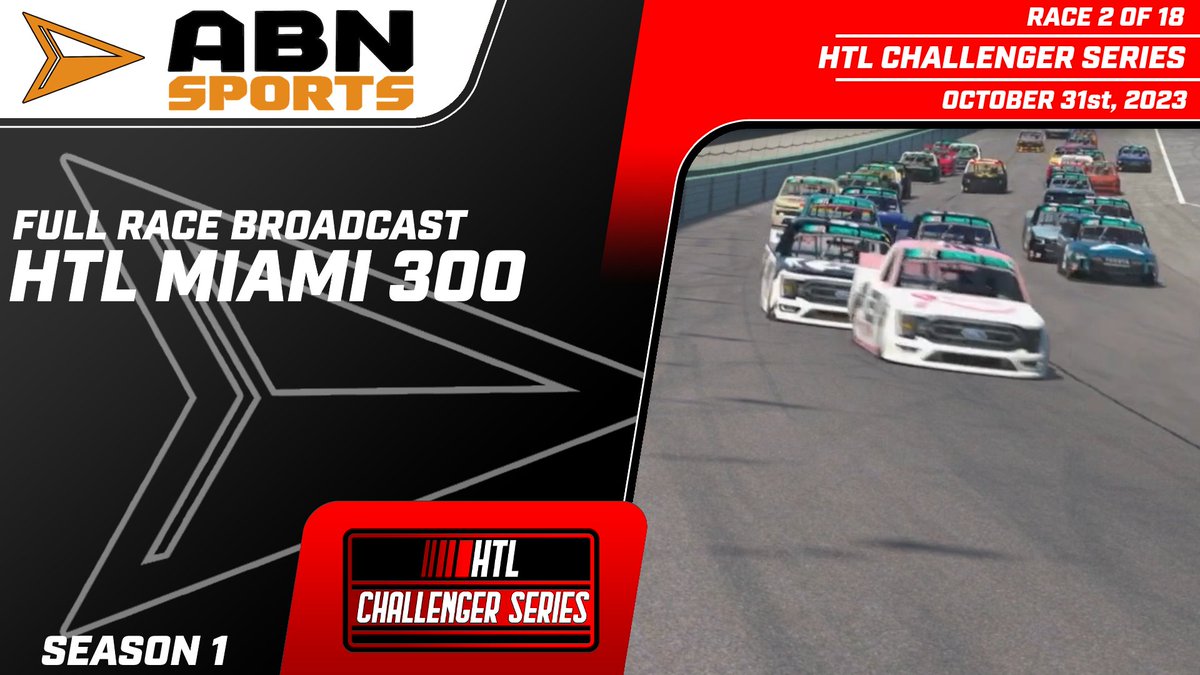 ABN_Studios's tweet photo. Now available on Patreon, the HTL Miami 300 from the first HTL Challenger Series season has been unearthed from the archives.

@HTLRacingLeague // @ABNSportsLive // #HTLChallenger 

https://t.co/oFADYliXeb https://t.co/DC3pO9sKTV