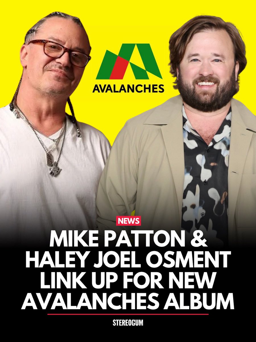 stereogum's tweet photo. Mike Patton will appear on three tracks on the Avalanches’ fourth LP: “Total Recall,” “Paradise Island,” and “Superfun™ TV Spot,” the latter alongside Haley Joel Osment.

“I have been an Avalanches fan for a long time and was honored to be asked to be part of their new album,” says the Faith No More/Mr. Bungle frontman.

‘No Bad Memories’ drops Oct. 16 via Modular.