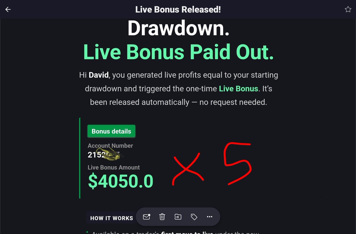 SoonerINATL's tweet photo. Good day overall:

Bad first as always

-Got greedy trying to pass 4 FF family 150ks that also had 5 FF Network funded following and 4 Humble challenges.  Was at ~7500 on the FF family trying to push for 9k in a day to pass, blew all the challenges and impaired the 5 FF Network accounts badly

Good
-Qualified for 4500 bonus on the 5 new Lucid lives..3 days in much more conservative with these
-Qualified for 2nd payout on 1 of Tradeifh 150s
-1k on personal live and off
-Progress on a lot of funded accounts, 20 Apex $1k+, 5 Future Elites ~3k, 1 FF family ~3k
-Passed a lot of challenges, 15 $ 300k Daytrader intraday, 3 $250k Bulenox intraday, 4 reset FF famlies 150s in a day..reset from above, 1 spare Futures Elite, 2 Funded Seat 100ks, 5 Blue Guardian 150s, 5 Life Up 150s
-Made progress on a bunch of Challenges: MFF 150 pro, 4 reset Humble 300ks, 5 FF Network backups, 3 One Up 150s
-Didnt trade 5 TPT 150 pros waiting to activate, Blusky waiting on live, and payout approval pending on 3 YRM and 5 Legends so off.

@Tradeify stats on Apex funded traded for weeks, included all scale enabled by @Tradecopia