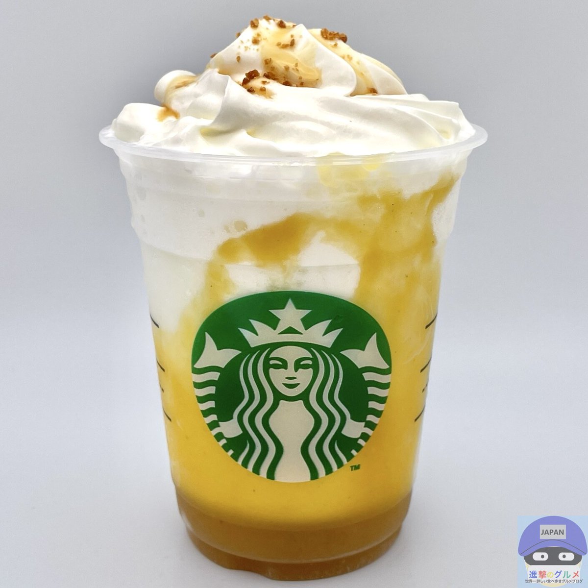 rekishichosadan's tweet photo. 「��ろり蜜芋 紅はるかフラペチーノ（700円）」
2026年9月2日発売、スターバックスの新商品。
蜜芋（国産紅はるか）を使用した、とろりとなめらかなペーストを主役に、さっぱりとしたミルクベースを合わせた、スタバの新作フラペチーノです。
https://t.co/hvZJeII1ff https://t.co/2Yx5bvjONk
