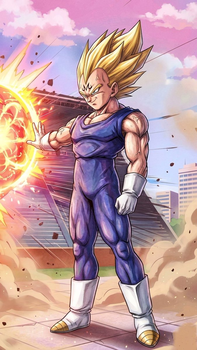 dragoball1226's tweet photo. Majin Vegeta 😠 https://t.co/fu6ETevSDO