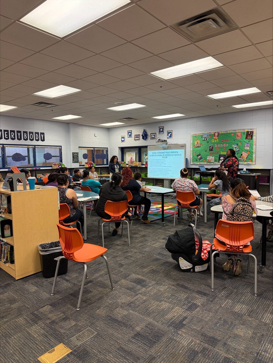 AmandaS_EDU's tweet photo. Family engagement matters! 💙 Today’s Parent Attendance Workshop was an opportunity to engage families and highlight the importance of consistent attendance.

Thank you to our SSW, BCL, and Parent Liaison ! 

All In, Every Day! 
@MimosaManatee #AttendanceMatters @FultonCoSchools https://t.co/bgjtOb5UIZ