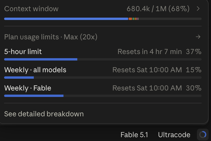 Logreg_n_coffee's tweet photo. @thsottiaux @thsottiaux Mr. Tibo - Fabel 5.1 is out. Let's do a reset for Codex 🥺🙌🙏 https://t.co/WkvdOaNrSb
