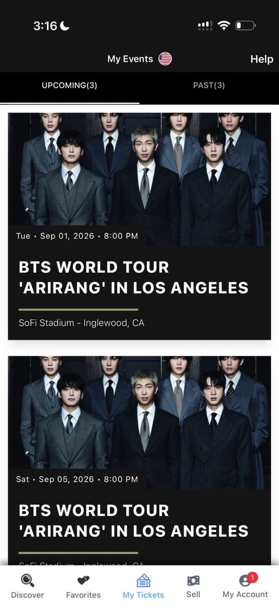 lisa230275's tweet photo. 🎫 WTS BTS Inglewood, CA
4 tickets — D1, D3, D4
💵 $225 each, open to offers
🎟️ Ticketmaster transfer
📩 DM if interested!

#BTS #BTSARMY #BTSConcert #BTSLA #BTSInglewood #BTSWorldTour #WTS #TicketSale #ConcertTickets #Ticketmaster https://t.co/0A0ZEXd31Y