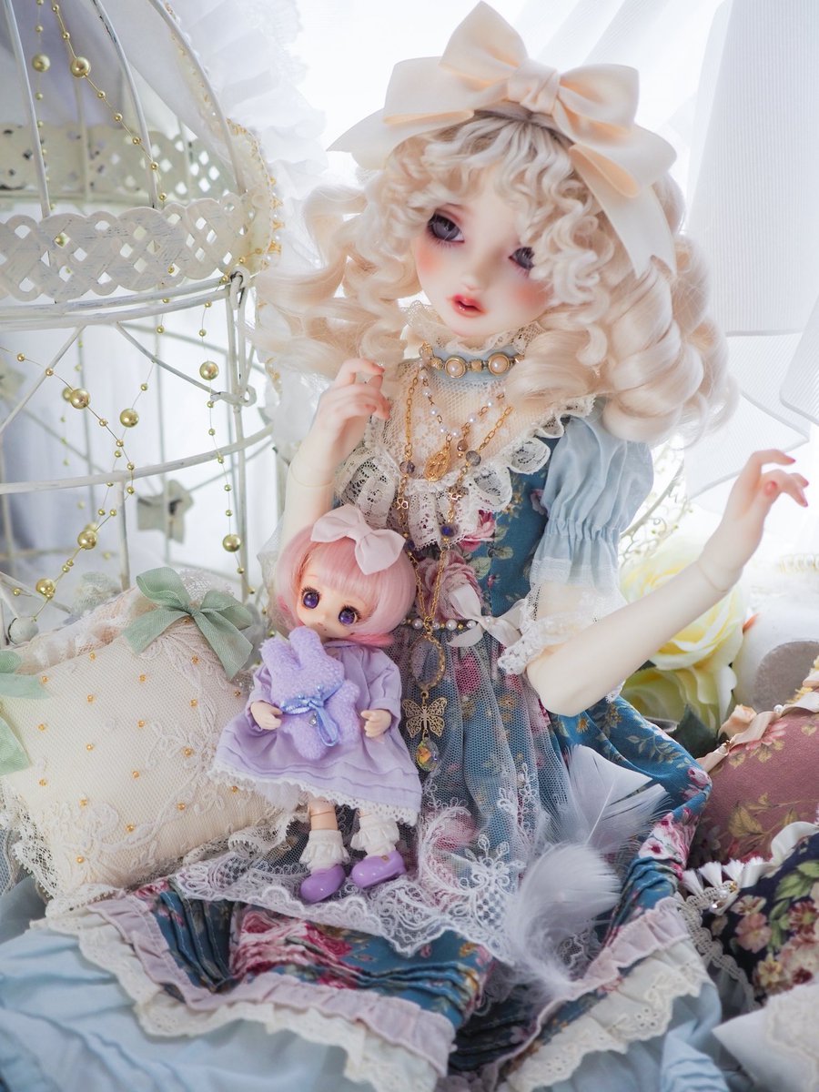 yosi_doll's tweet photo. ウィッグ、お色違いもお迎えしてました( ⸍ɞ̴̶̷ ·̫ ɞ̴̶̷⸌ )お姫様みたいで可愛い🥲
久しぶりにおチビちゃんと😹
#CatkinXCherrywig
#lacrimosaDress https://t.co/8oJjs9Tw4Z