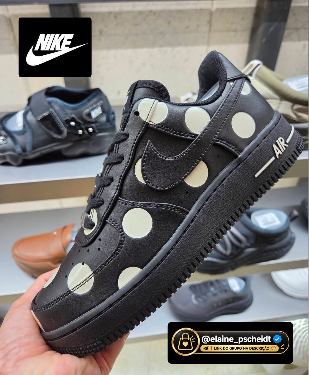 cupomdalaine's tweet photo. Não ACREDITO que a NIKE fez isso😱😱😱 Usariam? 😉

👟 Womens Air Force 1Polka Dot
Por: 899
╰┈➤ https://t.co/4bSBxMinLs

🏷️Cupom: NIKE20
╰┈➤ https://t.co/fHG4Um9LXa https://t.co/PmOIWgCAjg