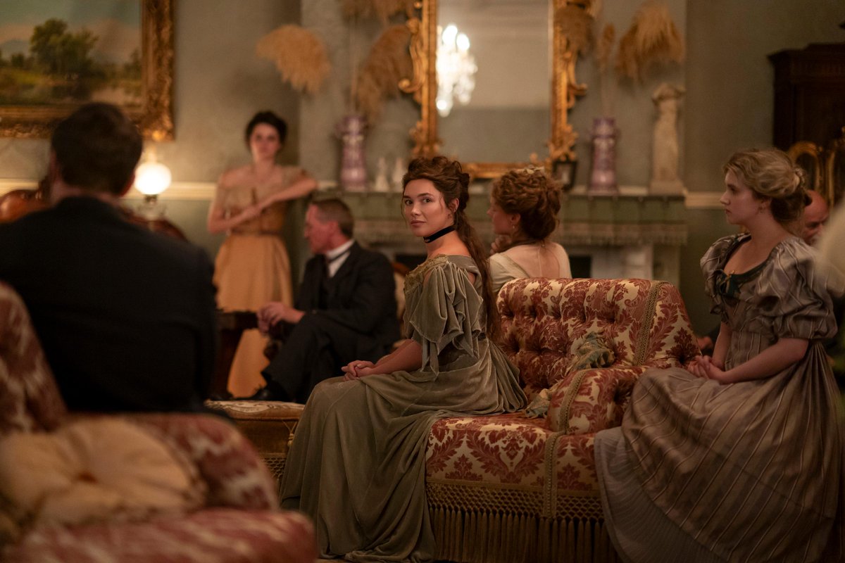 netflix's tweet photo. Florence Pugh as Cathy Ames

East of Eden premieres October 1 https://t.co/TvFAUbkn4L