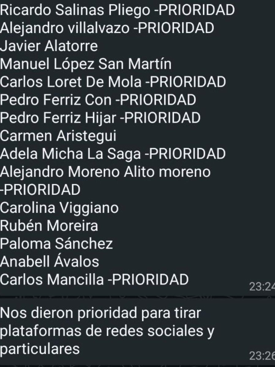 pedroferriz3's tweet photo. Hay una lista de periodistas que están siendo atacados por la 4T

Sus granjas de bots tratan de entrar a nuestros celulares tirar nuestros canales, callar nuestras cuentas 

Somos muchos ¿quién está detrás de todo esto esto? 

Mañana se los digo en el noticiero 

Esto no lo informó @Claudiashein hoy pero yo si se los diré mañana